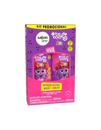 KIT SHAMPOO 300ML+COND. 200ML TODECACHOS UVA SALON LINE