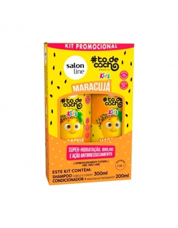 KIT SHAMPOO 300ML+COND. 200ML TODECACHOS MARACUJA SALON LINE
