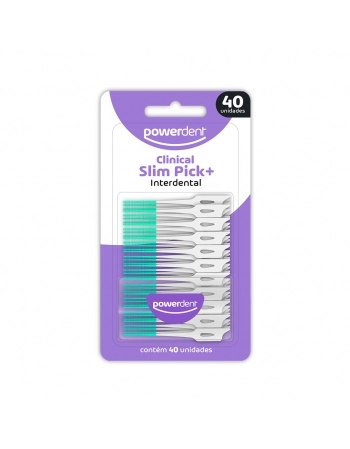 ESCOVA INTERDENTAL SLIM PICK 40UN POWERDENT