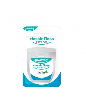 FIO DENTAL CLASSICFLOSS EXTRA FINO 125M POWERDENT