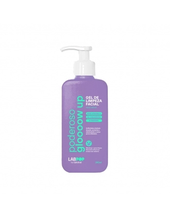 GEL DE LIMPEZA FACIAL PODEROSO GLOW UP 240ML LABPOP