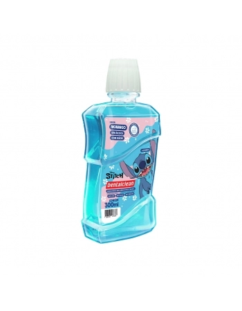 ENXAGUANTE STITCH MORANGO S/ ALCOOL 300ML DENTALCLEAN