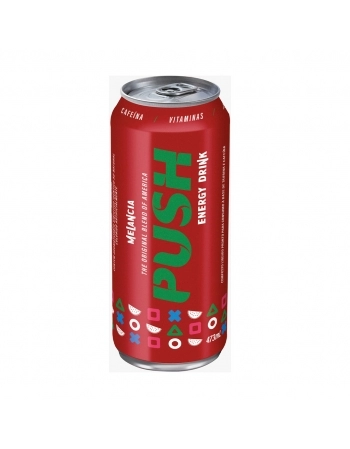 ENERGETICO PUSH MELANCIA LATA 473 ML C/6 UNID