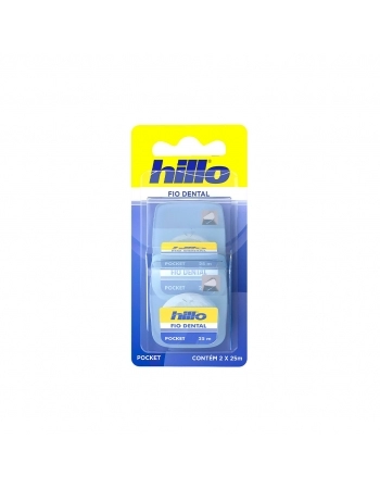 FIO DENTAL POCKET 25 MTS C/ 2 UN HILLO