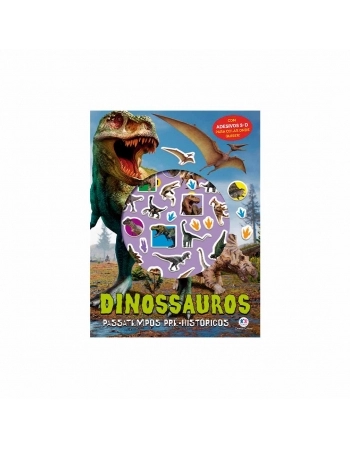 LIVRO DINOSSAUROS PASSATEMPOS PRE HISTORICOS