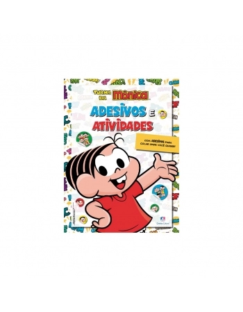 LIVRO TURMA DA MONICA ADESIVOS E ATIVIDADES