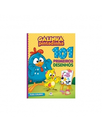 LIVRO 101 PRIMEIROS DESENHOS GALINHA PINTADINHA