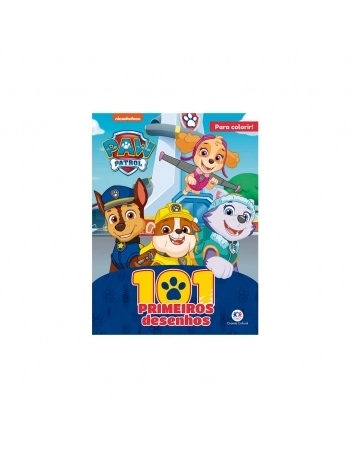 LIVRO 101 PRIMEIROS DESENHOS PATRULHA CANINA