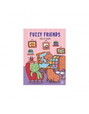 LIVRO FUZZY FRIENDS PARA COLORIR
