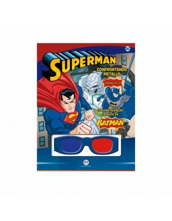 LIVRO SUPER HOMEM CONFRONTANDO METALLO