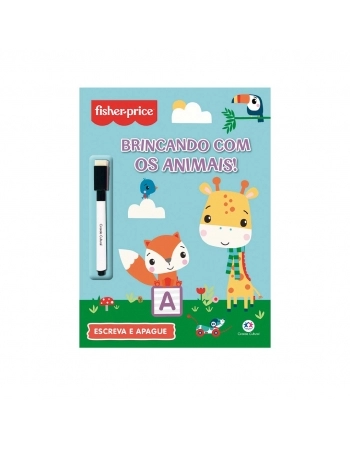 LIVRO FISHER PRICE BRINCANDO COM OS ANIMAIS