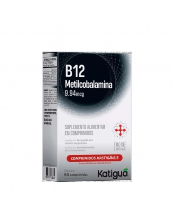 B12 280MG METIL C/60 COMP MASTIGAVEIS KATIGUA