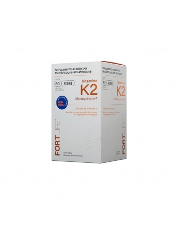 VITAMINA K2 400MG C/60 CAPS FORTLIFE