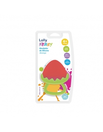 MORDEDOR SILICONE MORANGUINHO 7711-01
