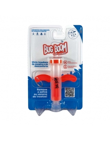 DISPOSITIVO P/ REMOCAO DE PICADAS DE INSETOS BUG BOOM TIRA PICADA - AZUL