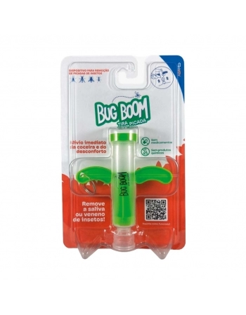 DISPOSITIVO P/ REMOCAO DE PICADAS DE INSETOS BUG BOOM TIRA PICADA VERDE