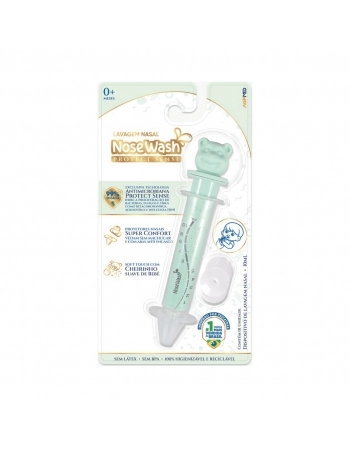 DISPOSITIVO P/LAVAGEM NASAL NOSEWASH PROTECT SENSE URSO VERDE