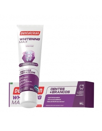 GEL DENTAL WHITENING MAX 90G C/FLUOR DENTALCLEAN
