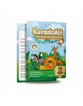 ADESIVO PARA PICADA DE INSETOS KURADODOI C/20 UNIDADES