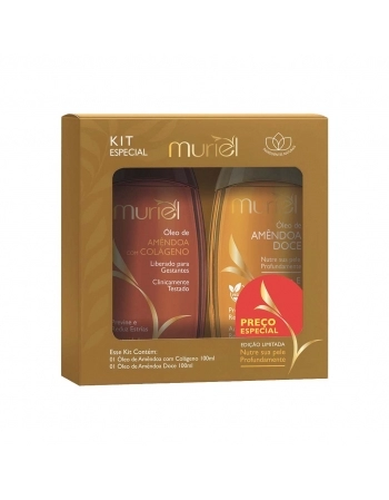 KIT OLEO CORP MURIEL 100ML AMENDOAS DOCE