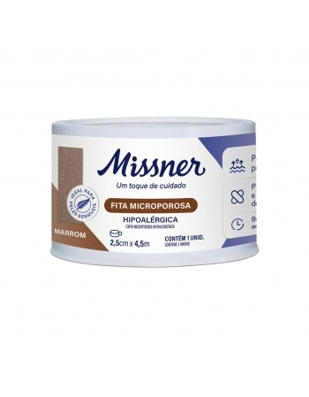 FITA MICROPOROSA 2,5X4,5 PELE NEGRA/MORENA MISSNER
