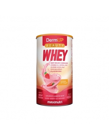 DERMUP BEAUTY WHEY IOGURTE DE MORANGO 450G
