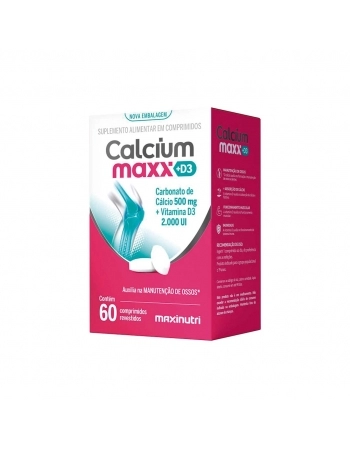 CALCIUM MAXX D3 (CALCIO 500MG + D3 2.000UI) C/60 CP