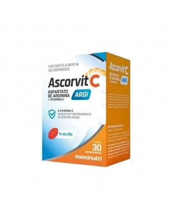 ASCORVIT-C ARG C/30 CAPS (VITAMINA C+ARGININA)