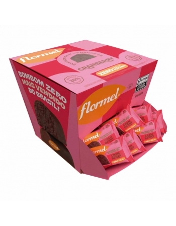 BOMBOM CRANBERRY COM 18X15G FLORMEL