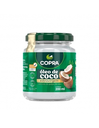 OLEO DE COCO EXTRA VIRGEM 200ML COPRA