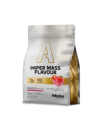 100% HIPER MASS FLAVOUR REFIL 2,5KG MORANGO - ATHETICA
