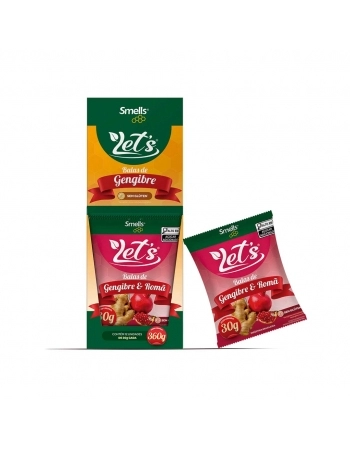 BALA DE GENGIBRE E ROMA DISPLAY C/12X40G LETS