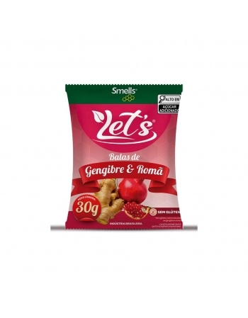 BALA DE GENGIBRE E ROMA COM 30X30G LETS