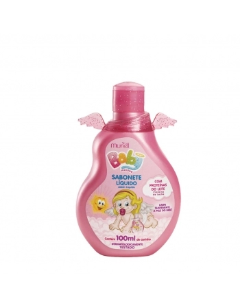 SABONETE LIQ BABY MURIEL ROSA 100ML