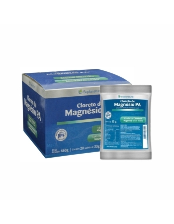 CLORETO DE MAGNESIO P.A 33G COM 20 SACHES SUPLAN