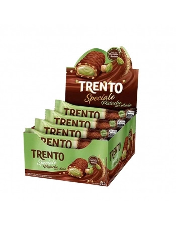 WAFER TRENTO MASSIMO PISTACHE DISPLAY C/12UNX26G