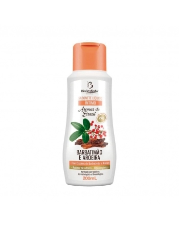 SABONETE LIQ INTIMO BARBBATIMAO E AROEIRA 200ML BIO INSTINTO
