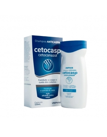 SHAMPOO ANTICASPA CETOCONAZOL 120ML UNIPHAR