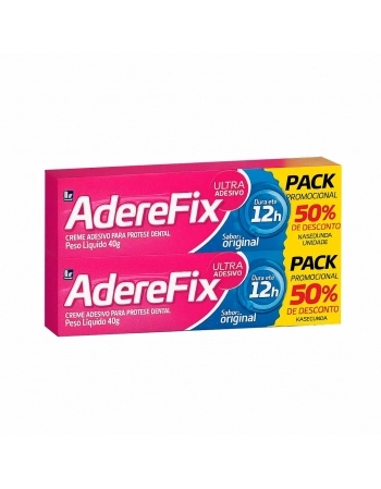 ADEREFIX FIXADOR DE PROTESE DENTAL ORIGINAL 40G C/ 2UN