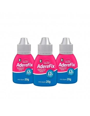 ADEREFIX PO ADESIVO DE PROTESE DENTRIA 20G C/ 3 UNID
