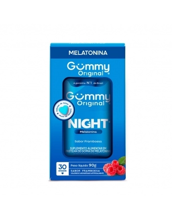 GUMMY NIGHT MELATONINA SABOR FRAMBOESA