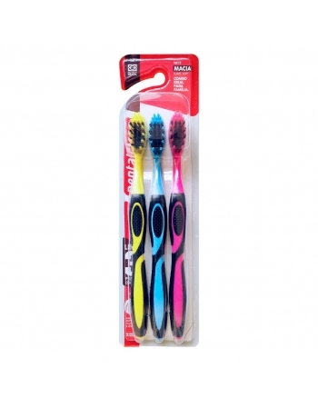 ESCOVA DENTAL MAGIC MACIA COM 3UN DENTALCLEAN