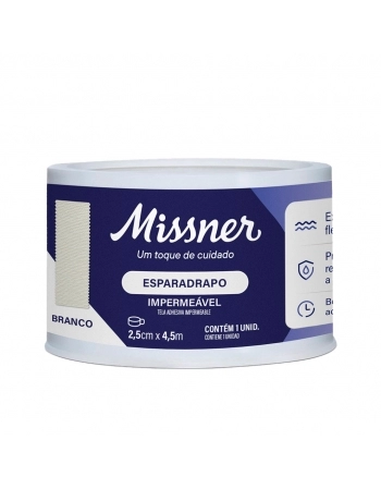 ESPARADRAPO 2,5X4,5 BRANCO MISSNER