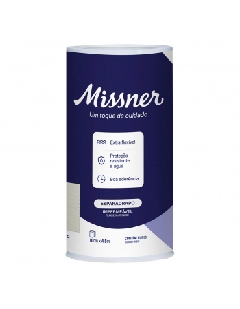 ESPARADRAPO 10X4,5 BRANCO MISSNER.