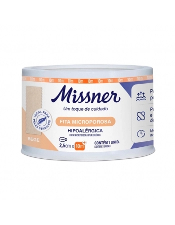FITA MICROPOROSA 2,5X10 BEGE MISSNER