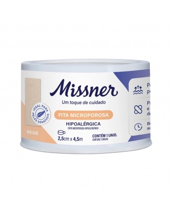 FITA MICROPOROSA 2,5X4,5 BEGE MISSNER