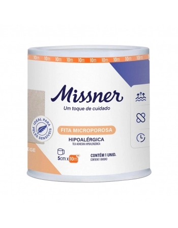 FITA MICROPOROSA 5X10 BEGE MISSNER
