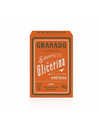 SABONETE GLICERINADO AMENDOAS 90G GRANADO