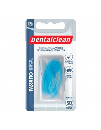 PASSA FIO COM 30UN DENTALCLEAN