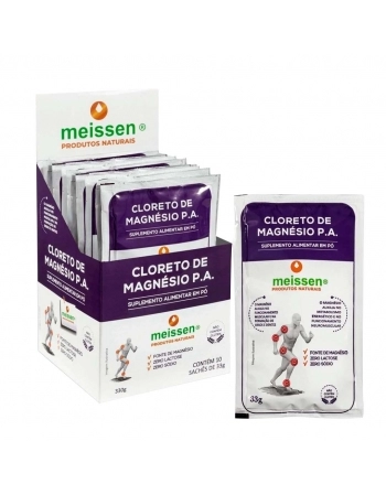 CLORETO DE MAGNESIO P.A. DISPLAY C/ 10 SACHES MEISSEN